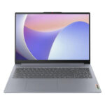 لپ‌تاپ لنوو مدل IdeaPad Slim 3 15IRU8 با پردازنده Core i3-1315U، رم LPDDR5 8GB با فرکانس 4800MHz، حافظه SSD با ظرفیت 256GB، نمایشگر 15.6 اینچ TN با وضوح Full HD